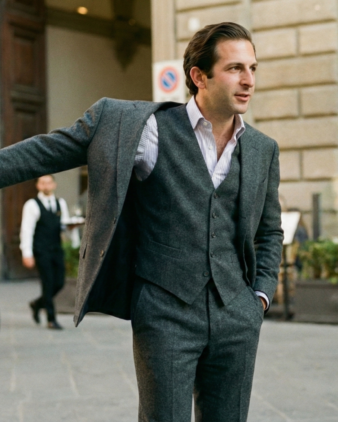 Zo draagt u uw pantalon, gilet of colbert ook los