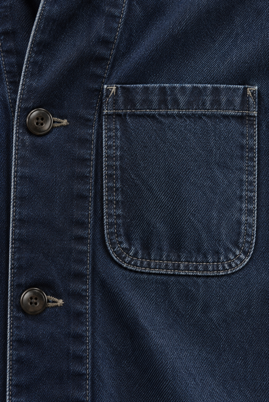 Heren Denim Overshirt met Zakken