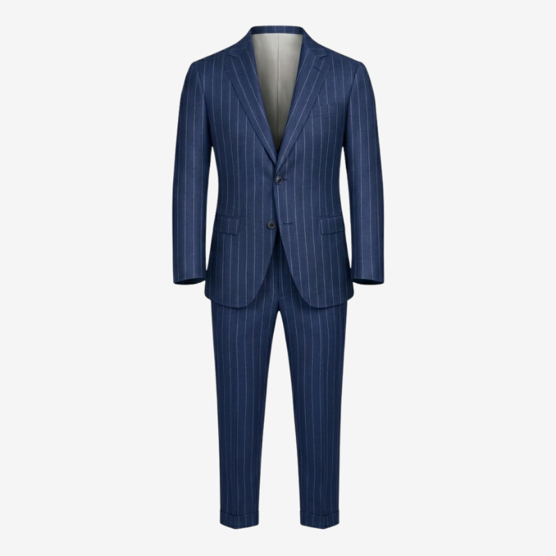 Tuscany Navy Blue Banda Suit