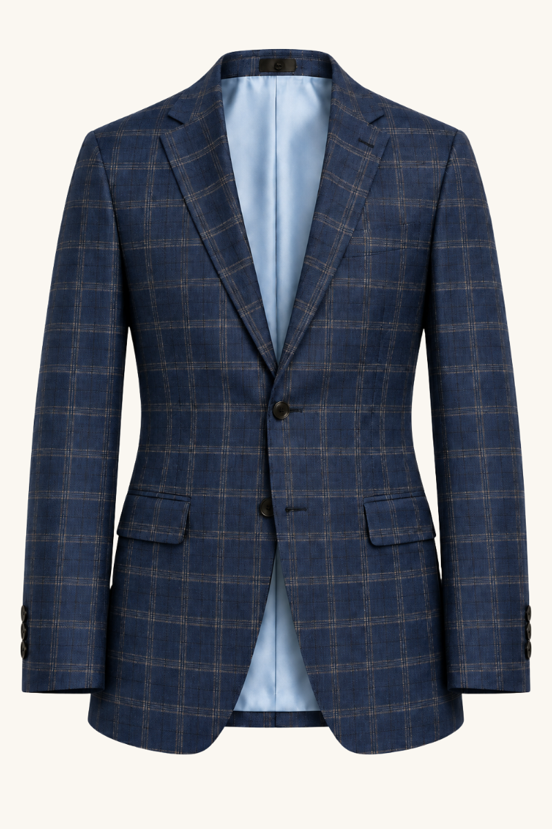 Tuscany Navy Blue Square Suit