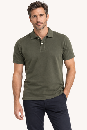 Heren Klassiek Poloshirt met Korte Mouwen