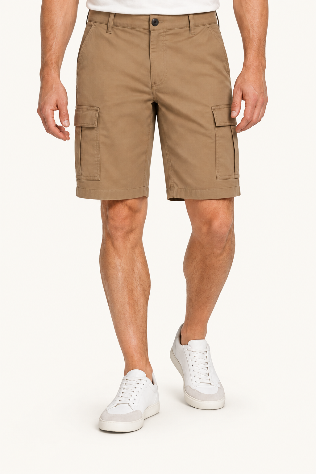 Heren Chino Cargoshort met Zijzakken
