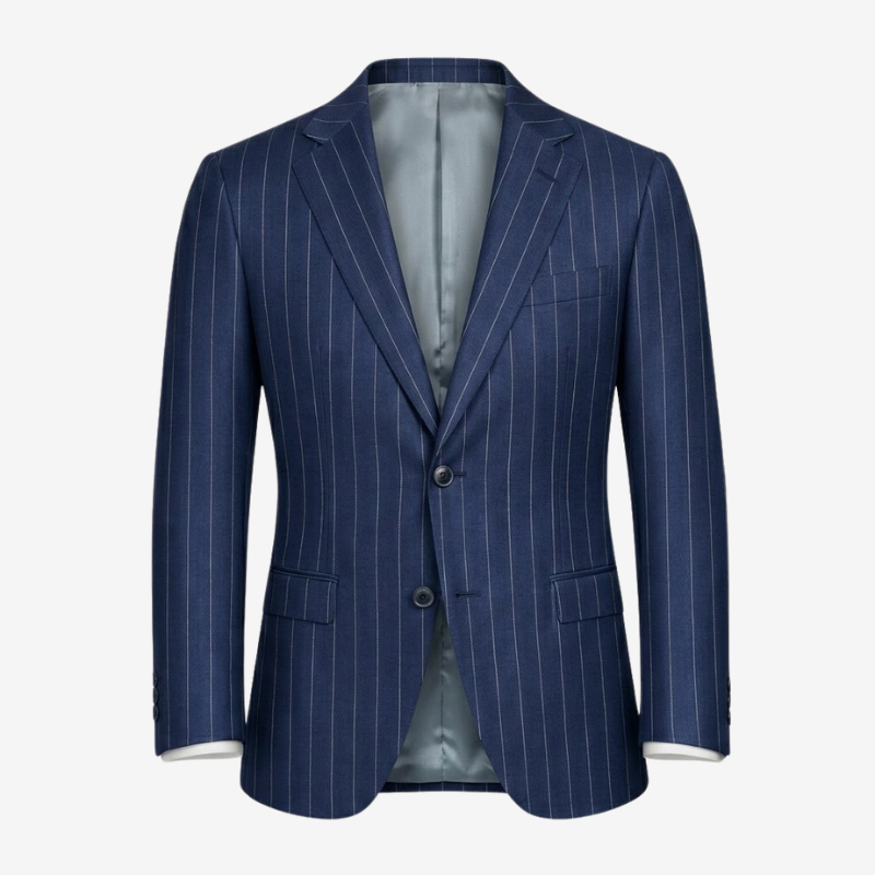 Tuscany Navy Blue Banda Suit