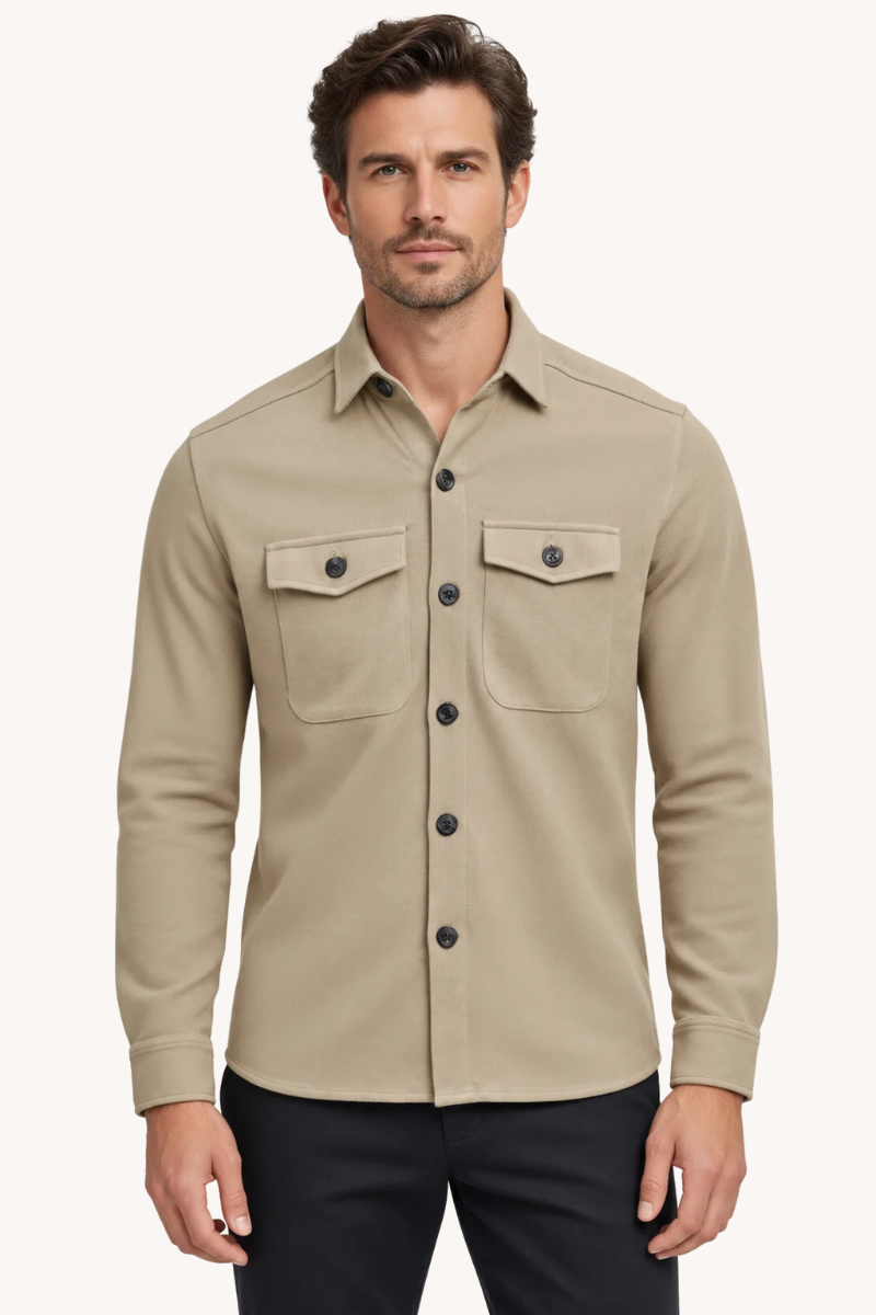 Heren Overshirt met Borstzakken