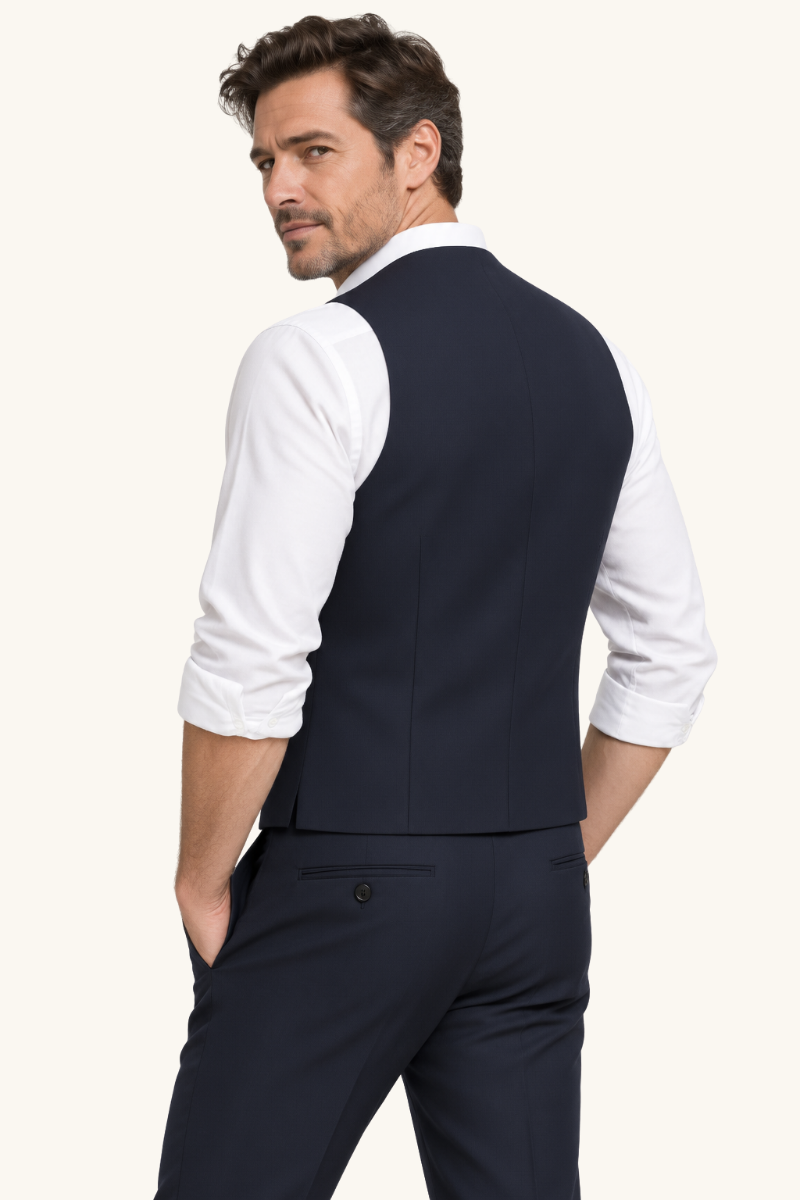 Heren Klassiek Gilet met Knoopsluiting