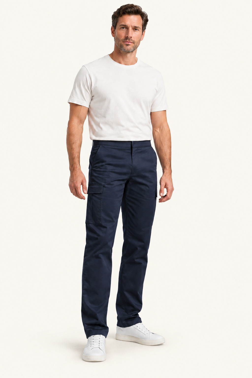 Heren Chino Cargobroek met Zijzak