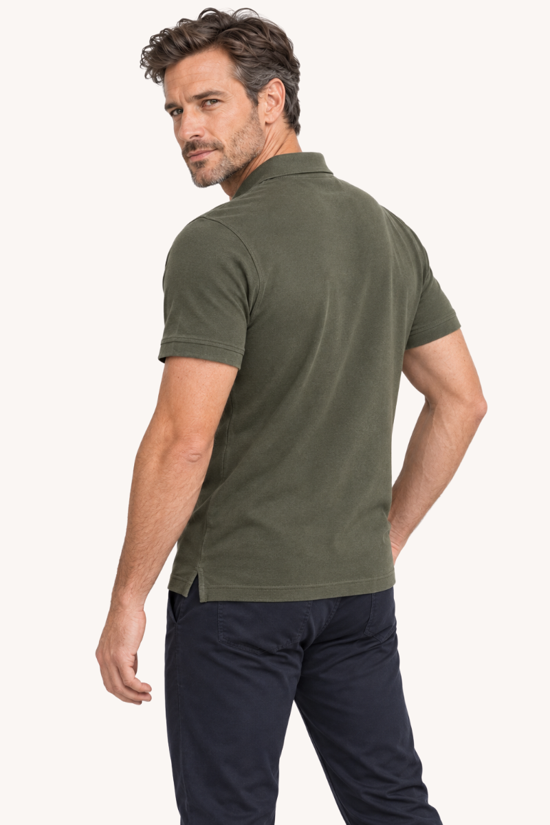 Heren Klassiek Poloshirt met Korte Mouwen