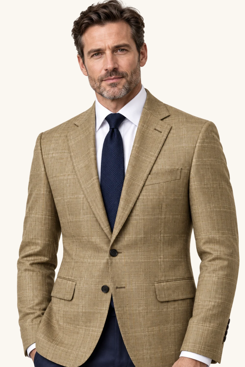Tuscany Khaki Square Suit