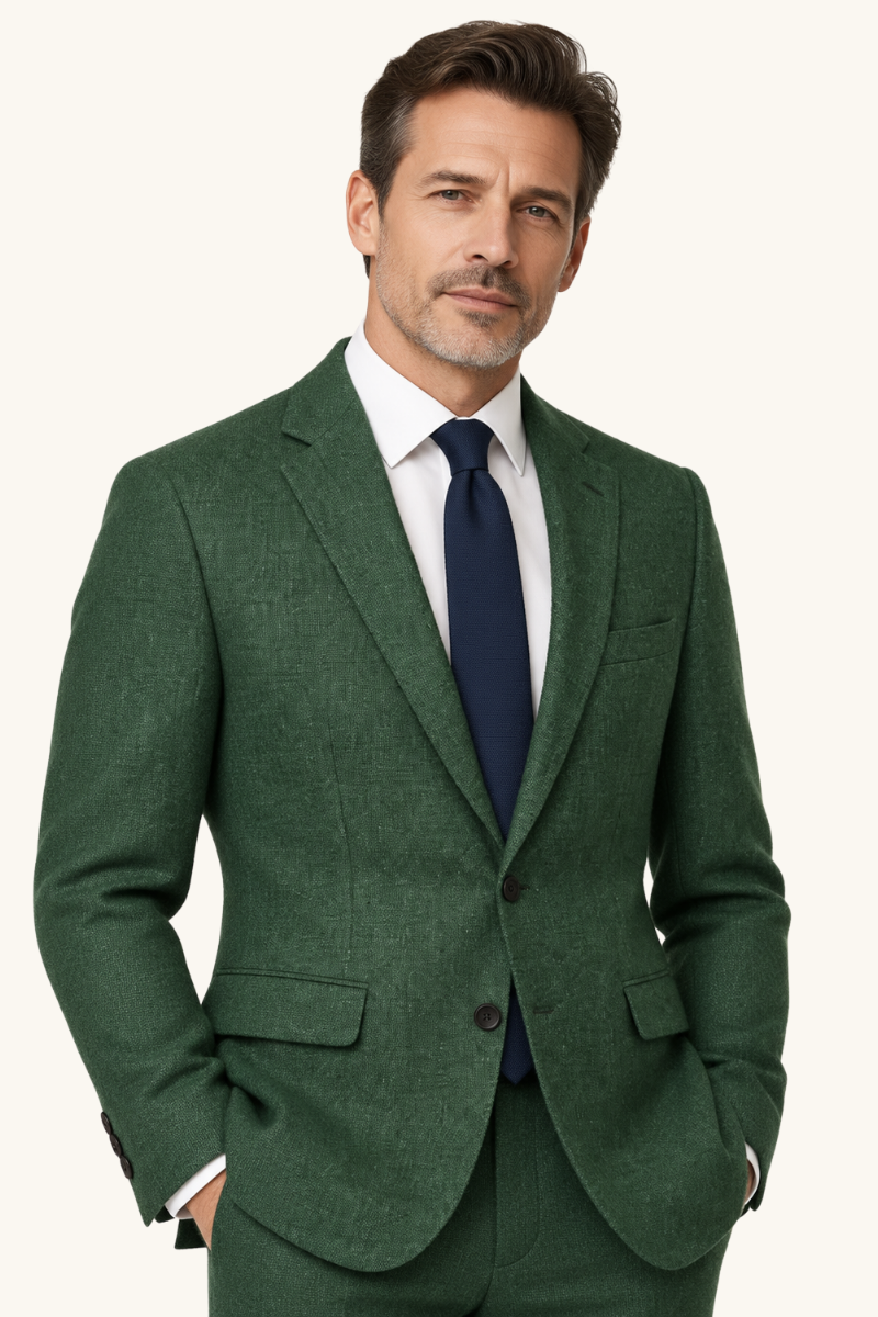 Tuscany Forest Green Suit