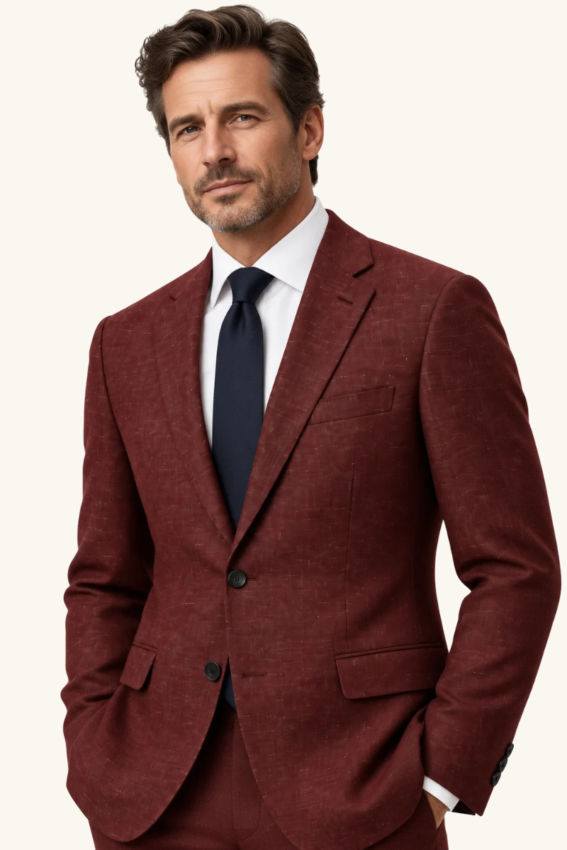 Tuscany Cherry Red Suit