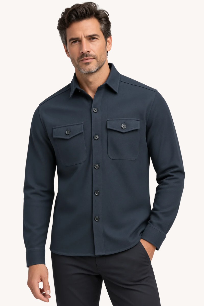 Heren Overshirt met Borstzakken