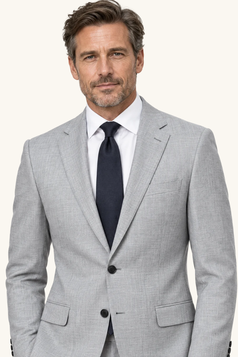 Tuscany Light Gray Suit