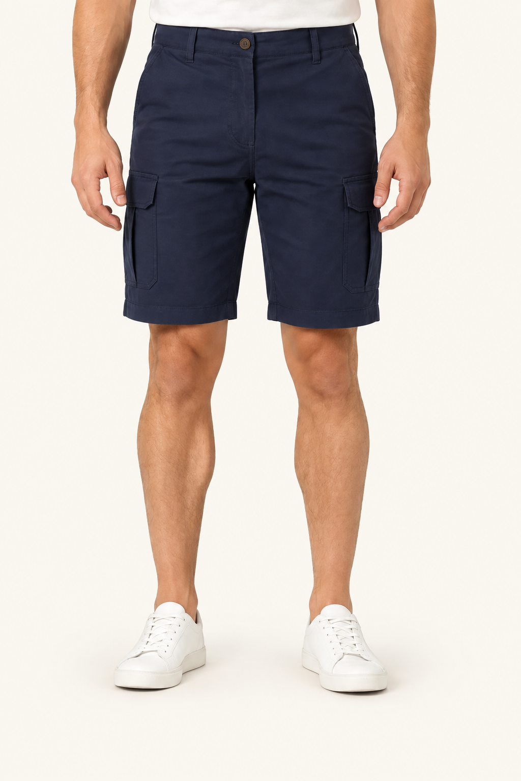 Heren Chino Cargoshort met Zijzakken