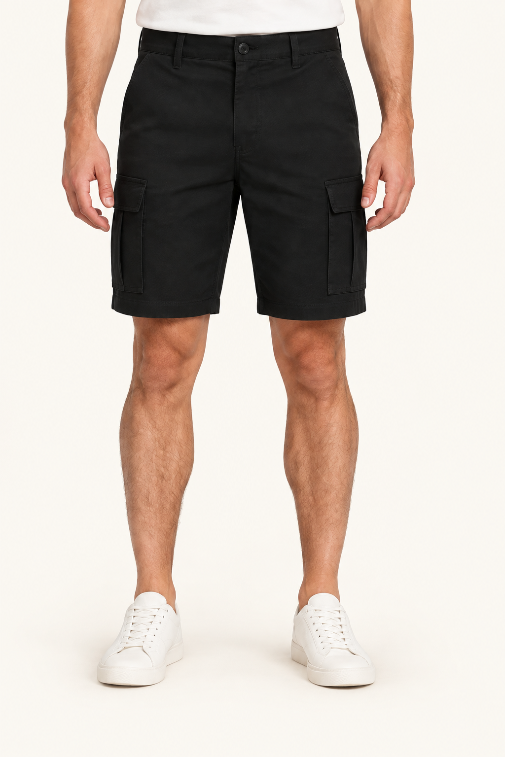 Heren Chino Cargoshort met Zijzakken