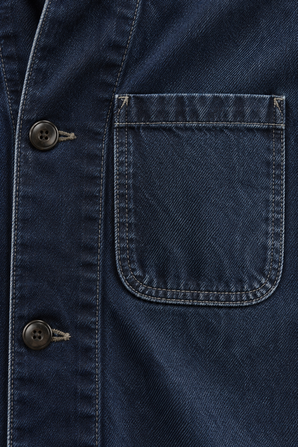Heren Denim Overshirt met Zakken
