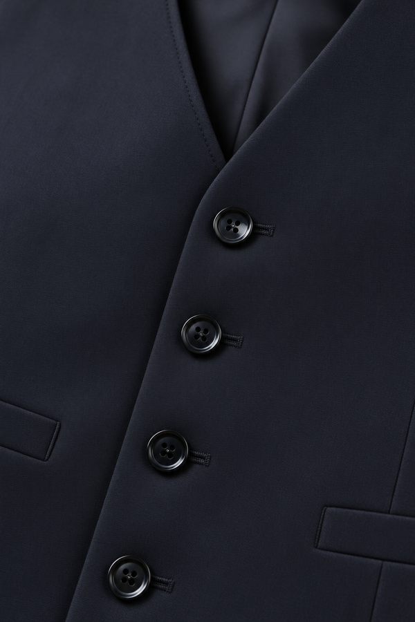 Heren Klassiek Gilet met Knoopsluiting