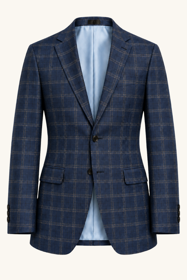 Tuscany Navy Blue Square Suit