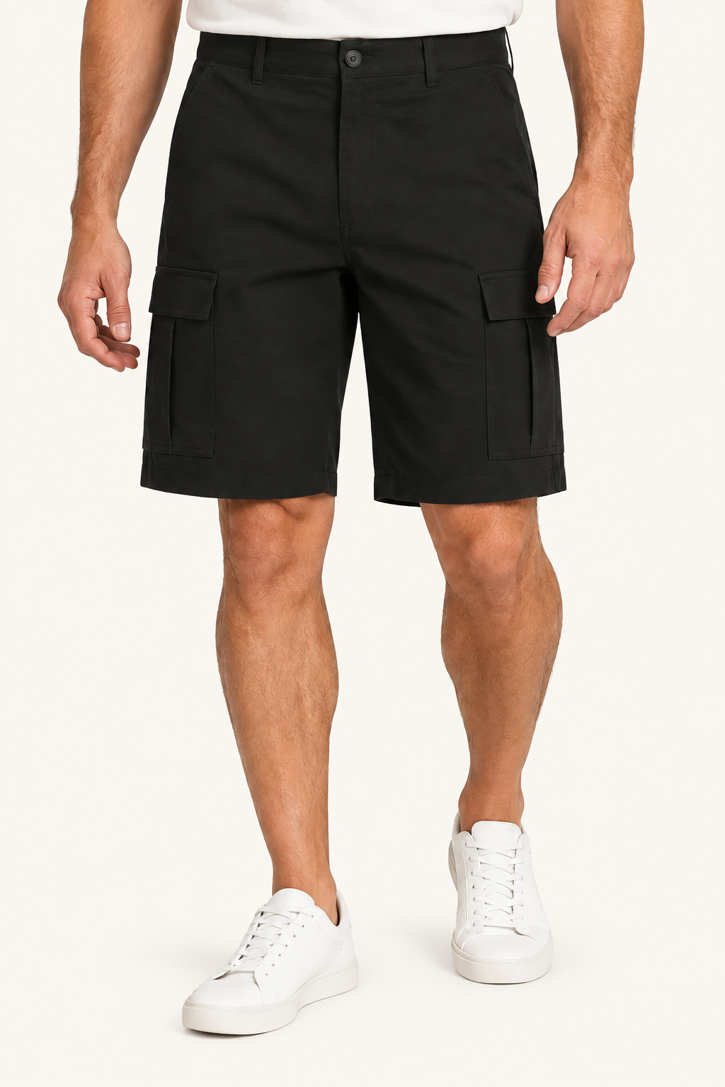 Heren Chino Cargoshort met Zijzakken