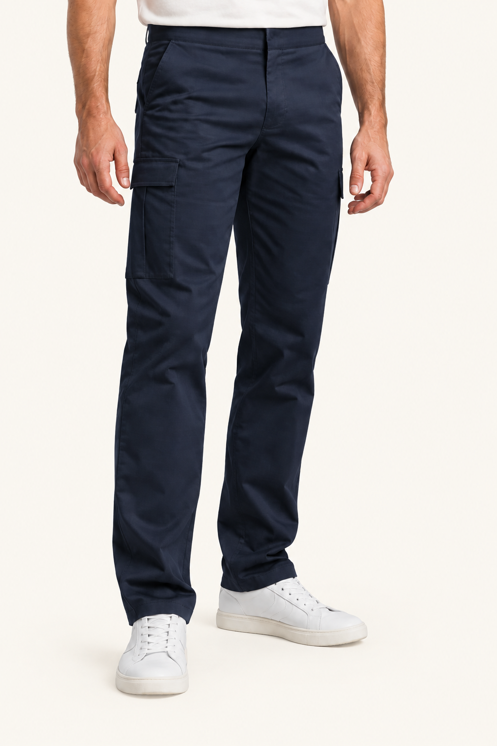 Heren Chino Cargobroek met Zijzak
