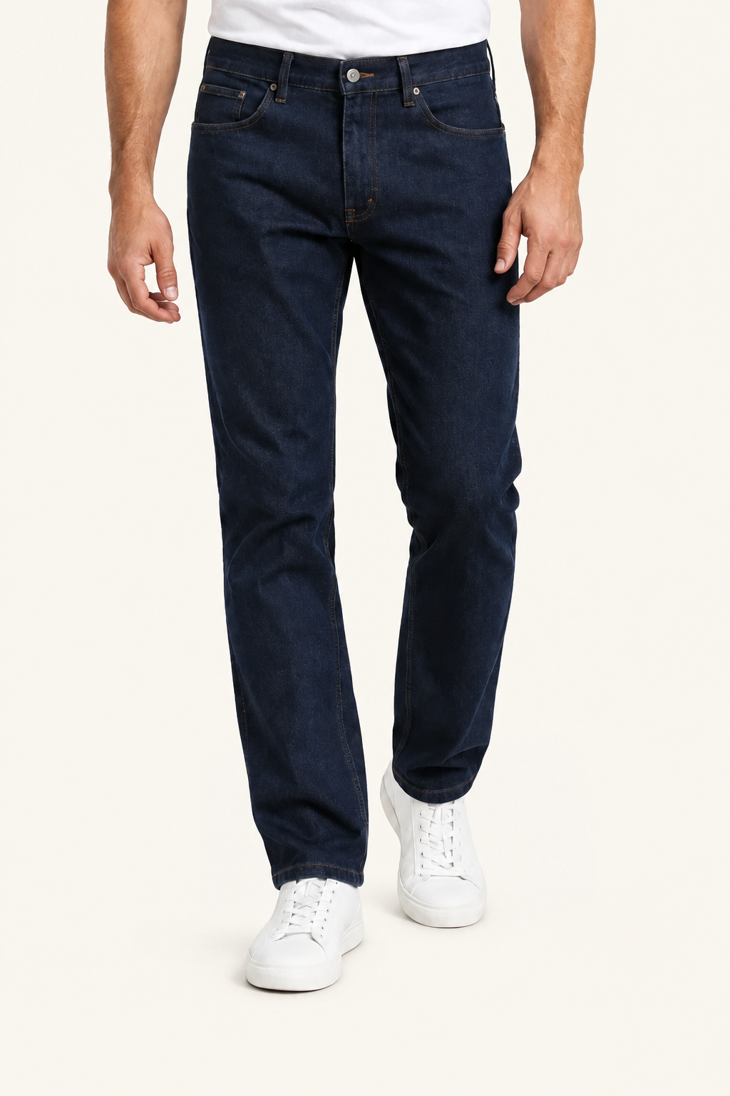 Heren Klassieke Jeans met Rechte Pijpen