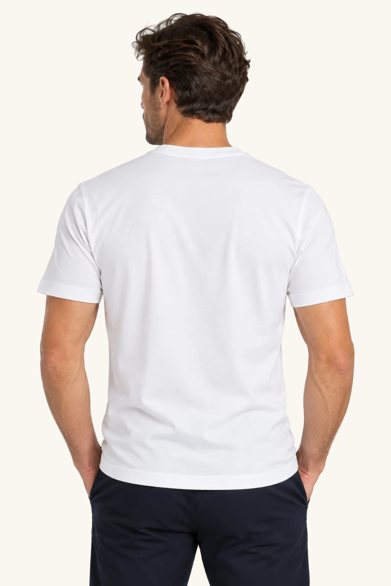 Heren T-shirt met Korte Mouwen en Ronde Hals