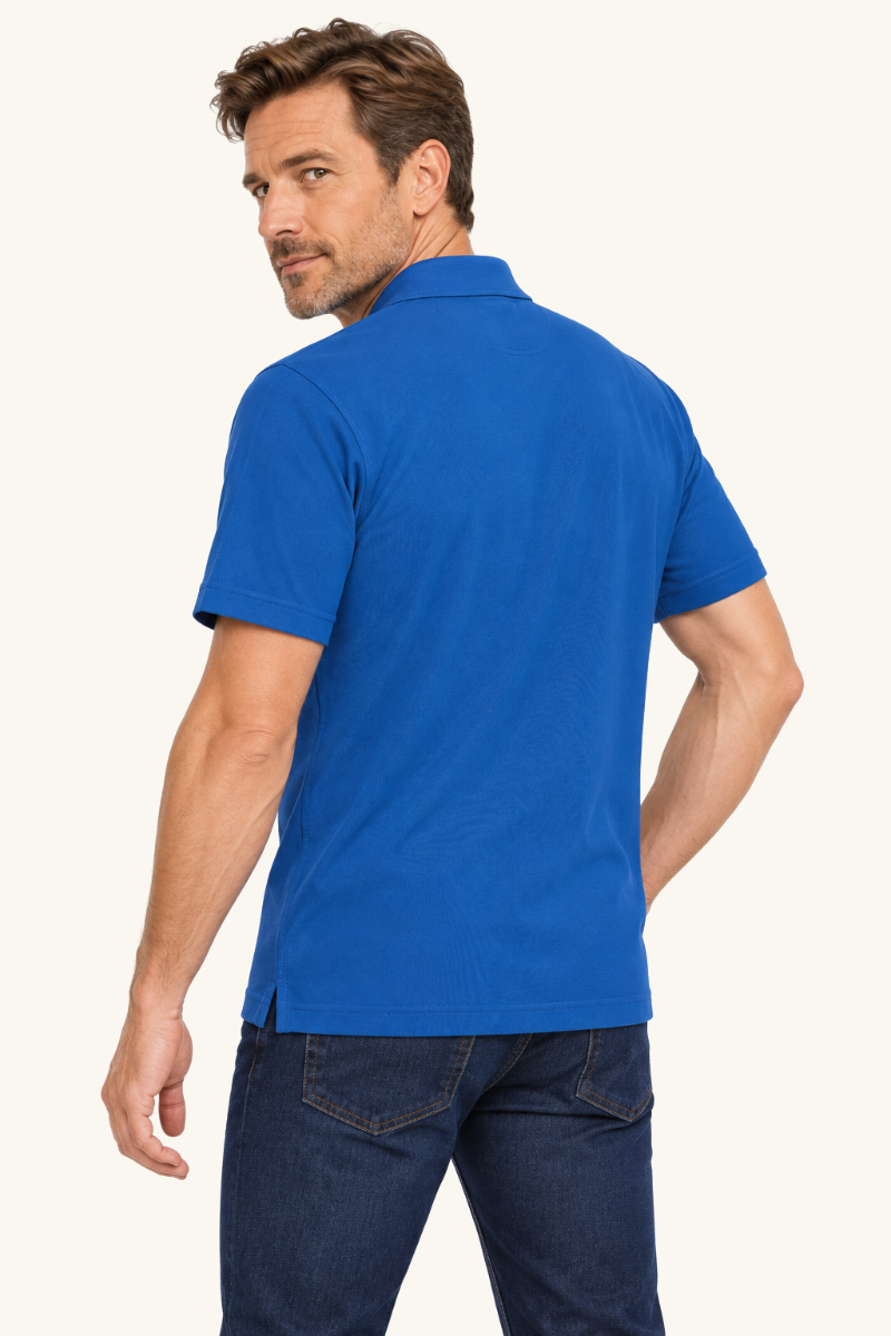 Heren Klassiek Poloshirt met Korte Mouwen