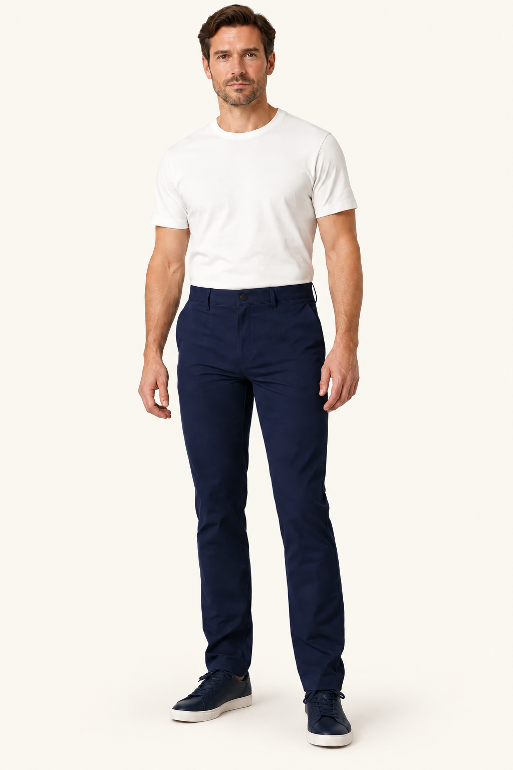 Heren Klassieke Pantalon met Rechte Pasvorm