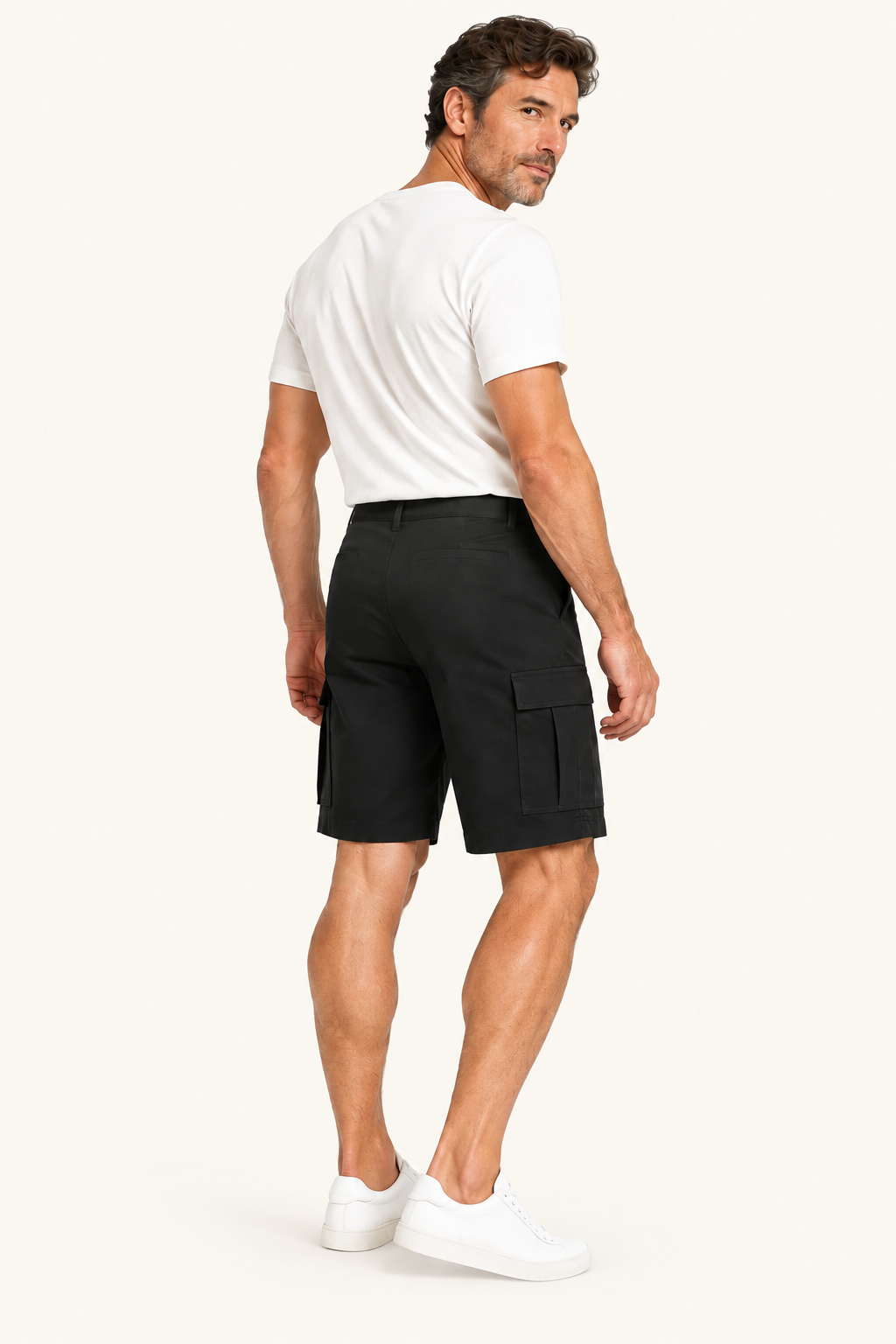 Heren Chino Cargoshort met Zijzakken