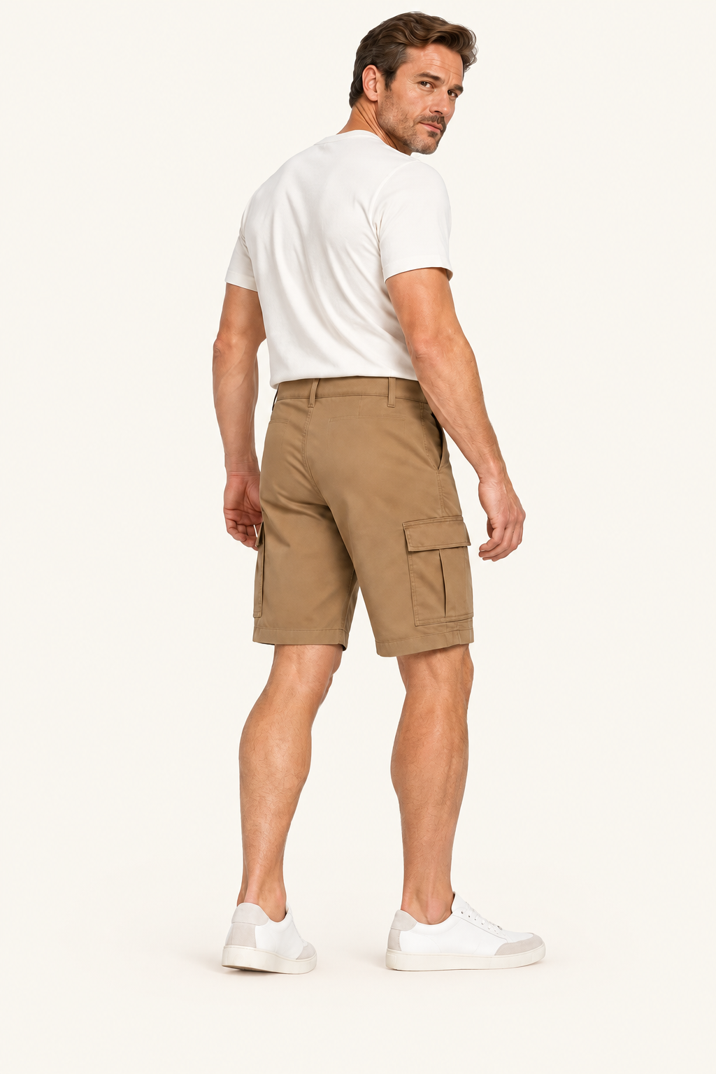 Heren Chino Cargoshort met Zijzakken