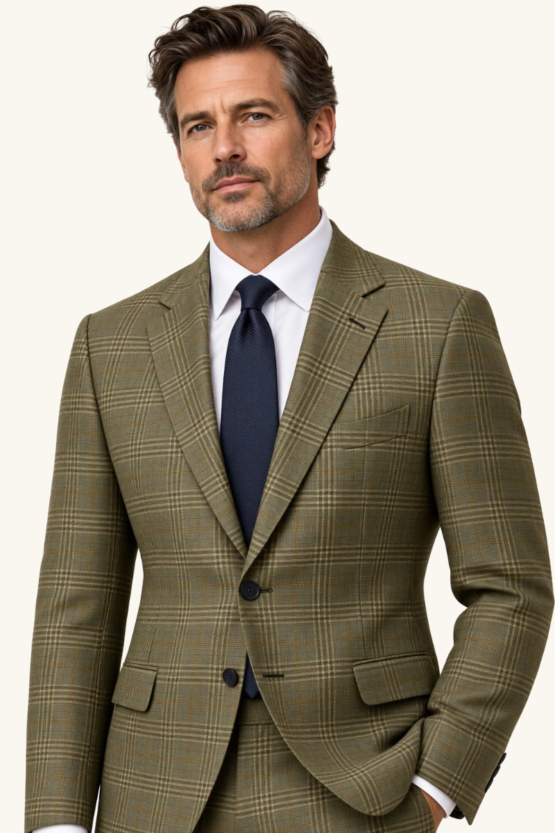 Tuscany Green Square Suit