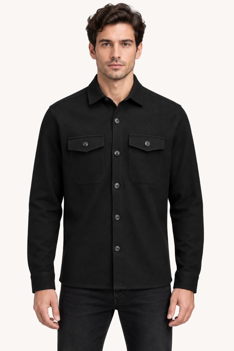Heren Overshirt met Borstzakken