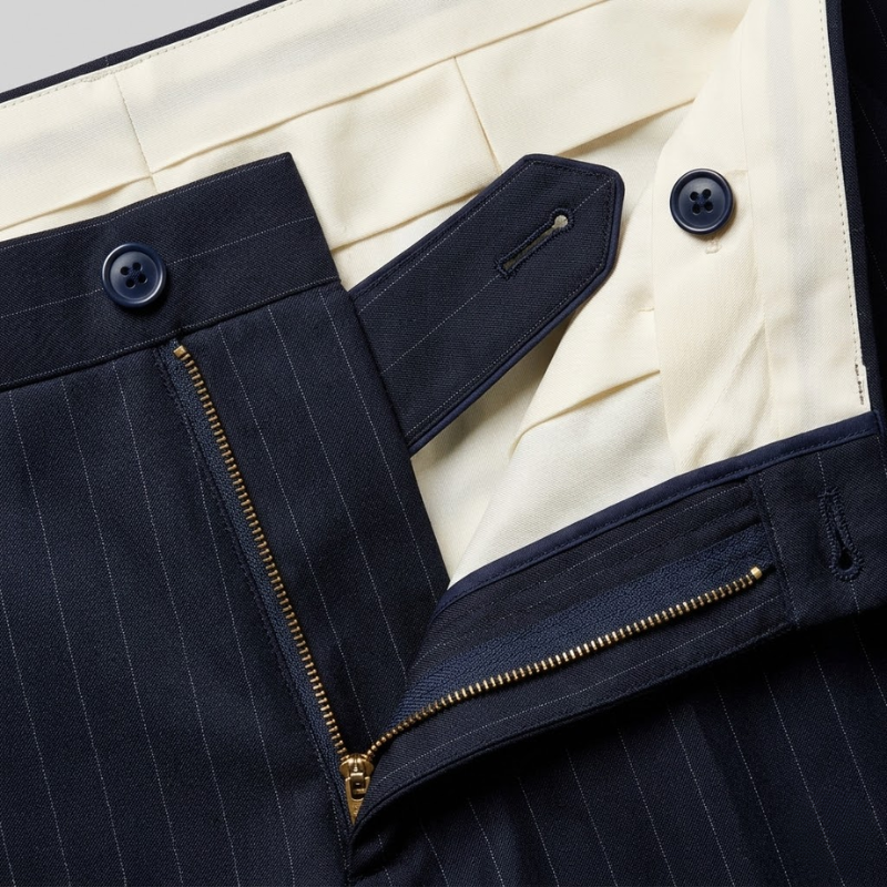 Tuscany Navy Blue Banda Suit