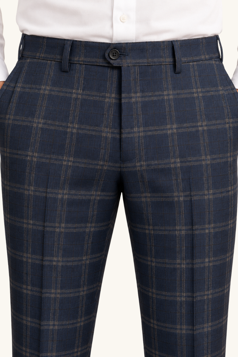 Tuscany Navy Blue Square Suit