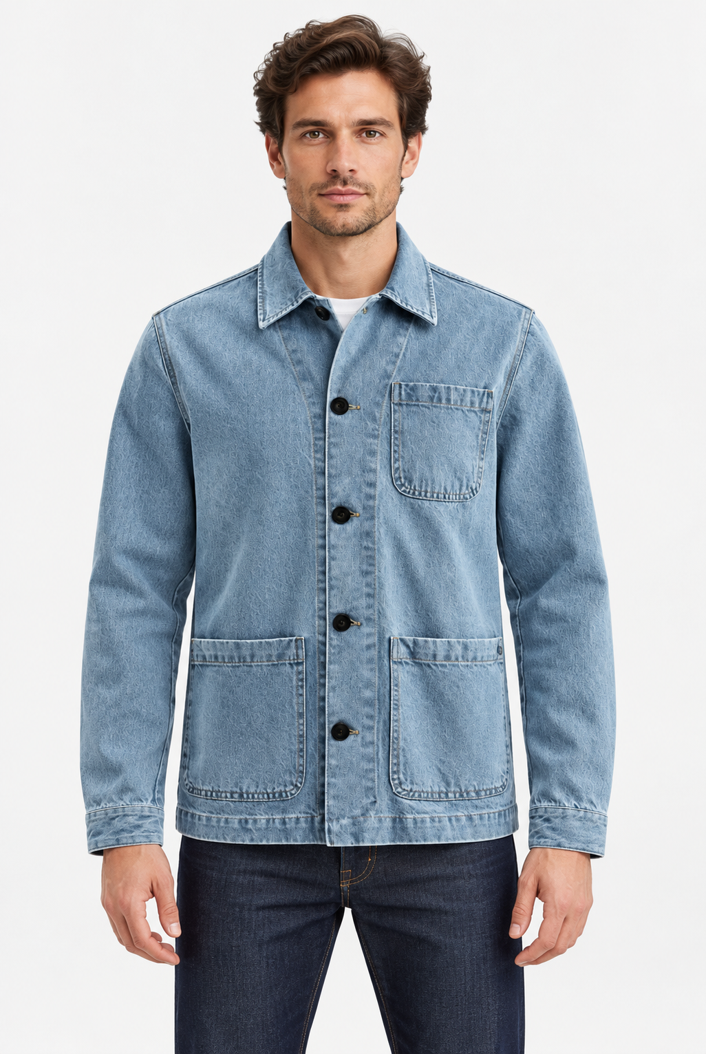 Fornello Denim Overshirt – Light denim