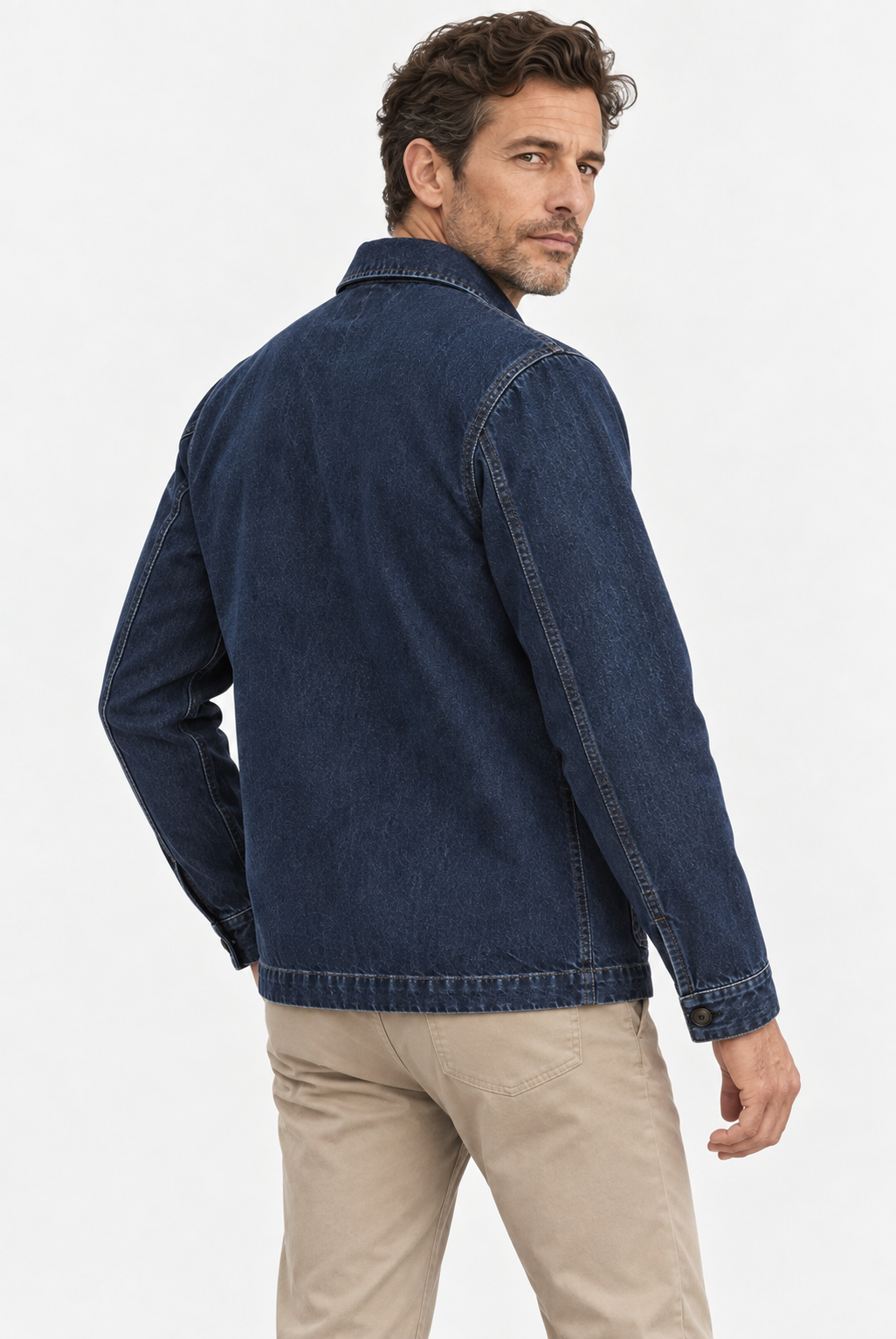 Fornello Denim Overshirt – Achterkant