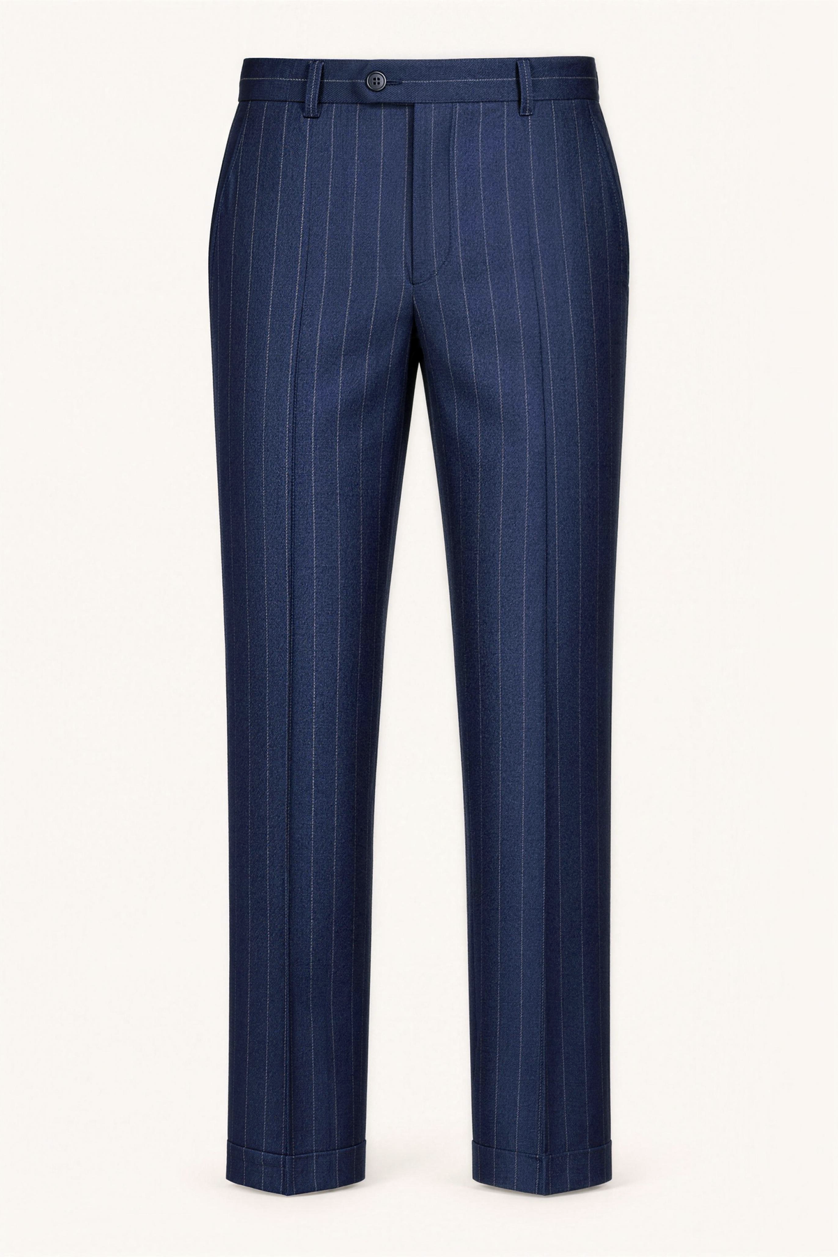 Tuscany Navy Blue Banda Suit — pantalon, vooraanzicht