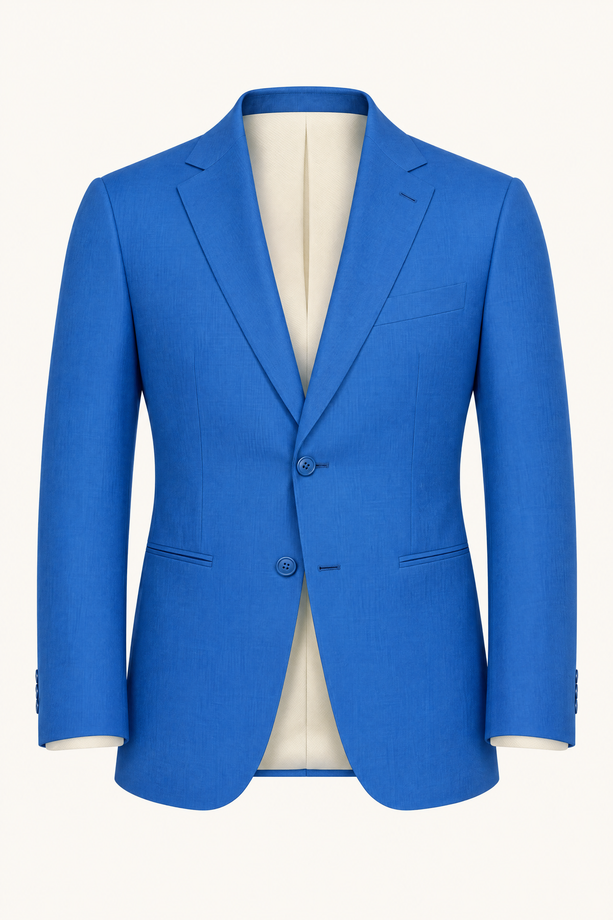 Tuscany Royal Blue Suit — colbert, vooraanzicht