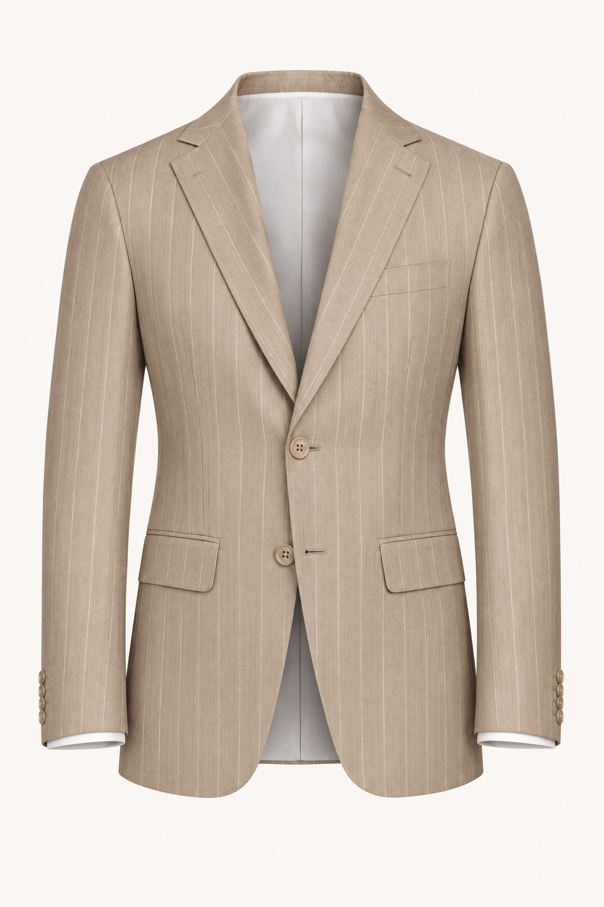 Tuscany Sand Banda Suit — colbert, vooraanzicht